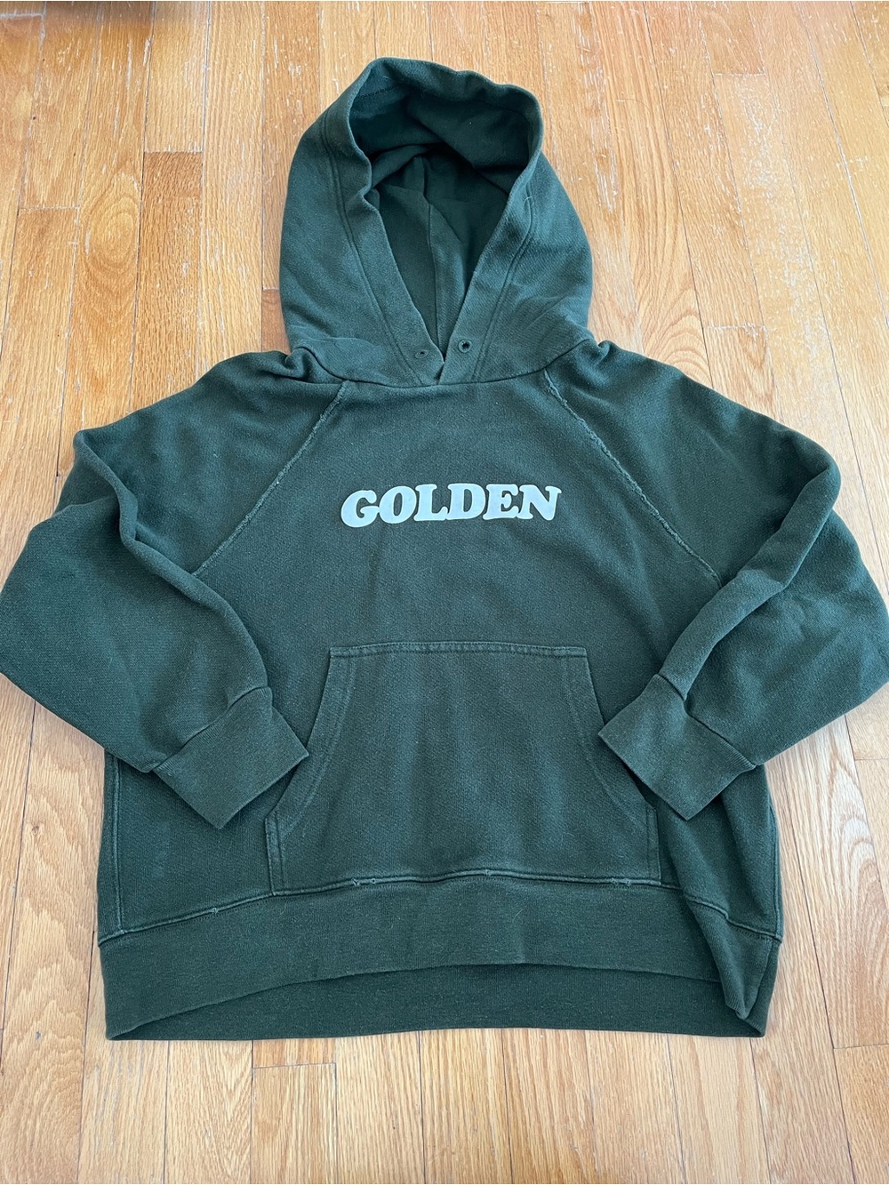 Forest Green Golden Hoodie TNA